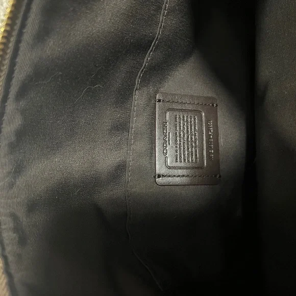 COACH, brown purse - Picture 3 of 4